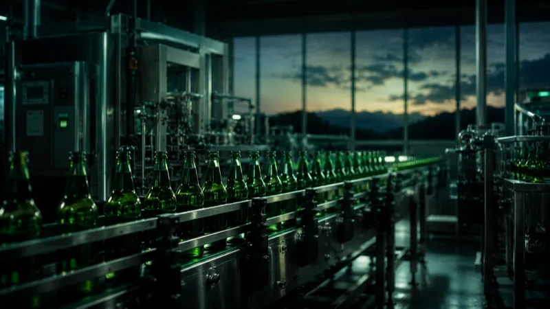 Imagem gerada pela Lumina: linha de produção da Serra Azul
